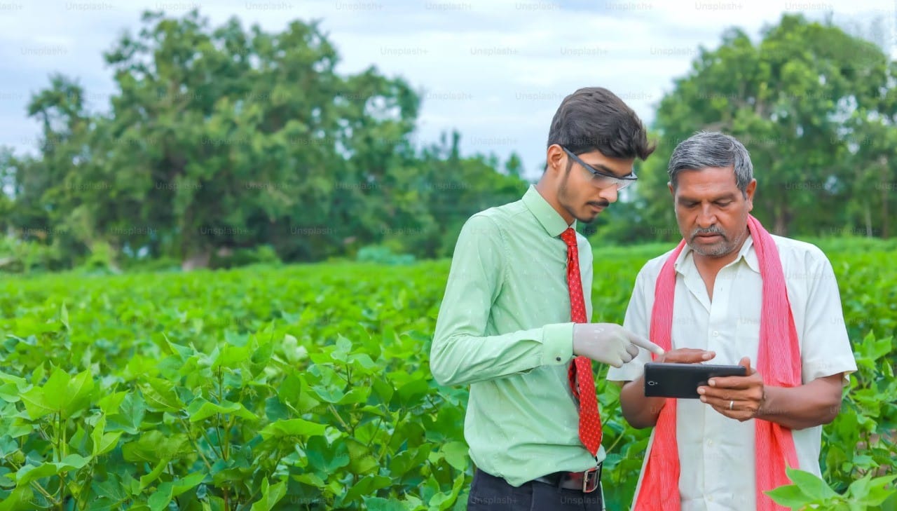 Farmers working